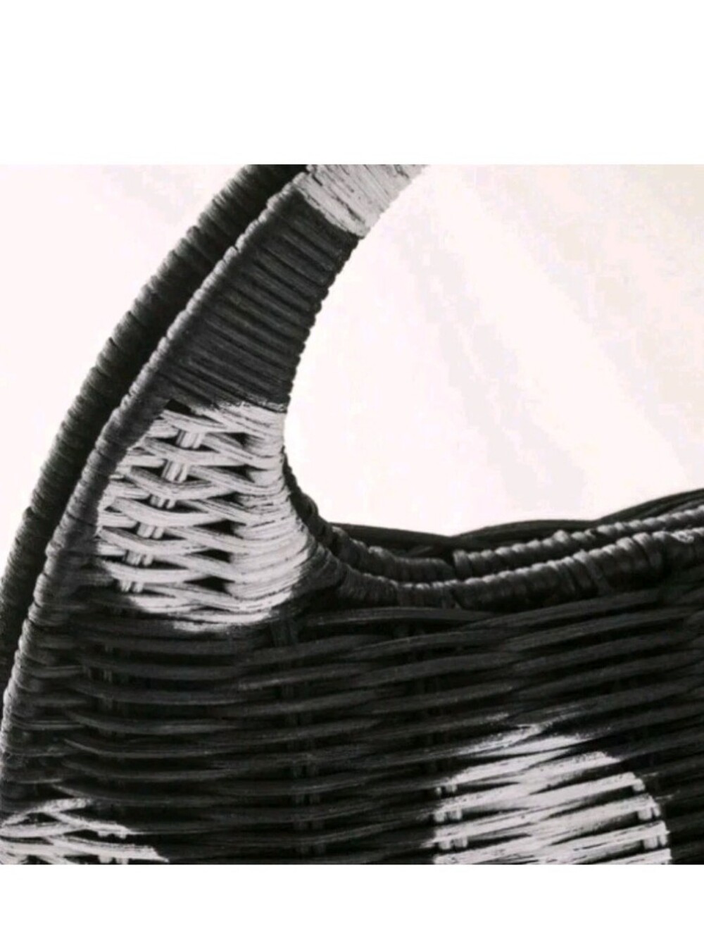 Polka Dot Wicker Crescent Bag - kate spade new york x Target Black/White